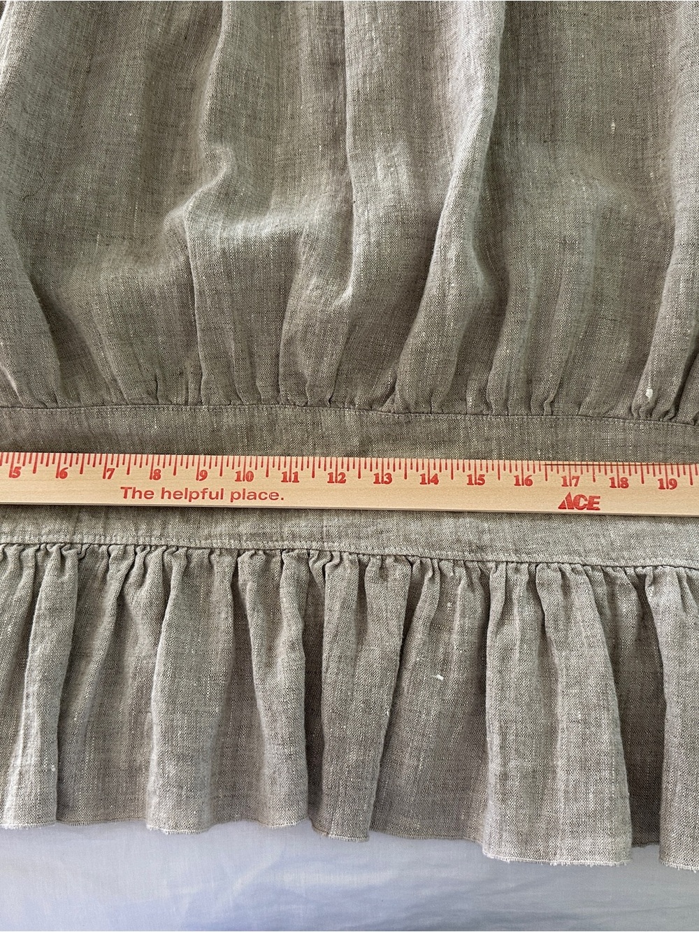Heart’s Desire Mary Grace Janis Linen Maxi Skirt Oatmeal M NWT - Picture 9 of 10